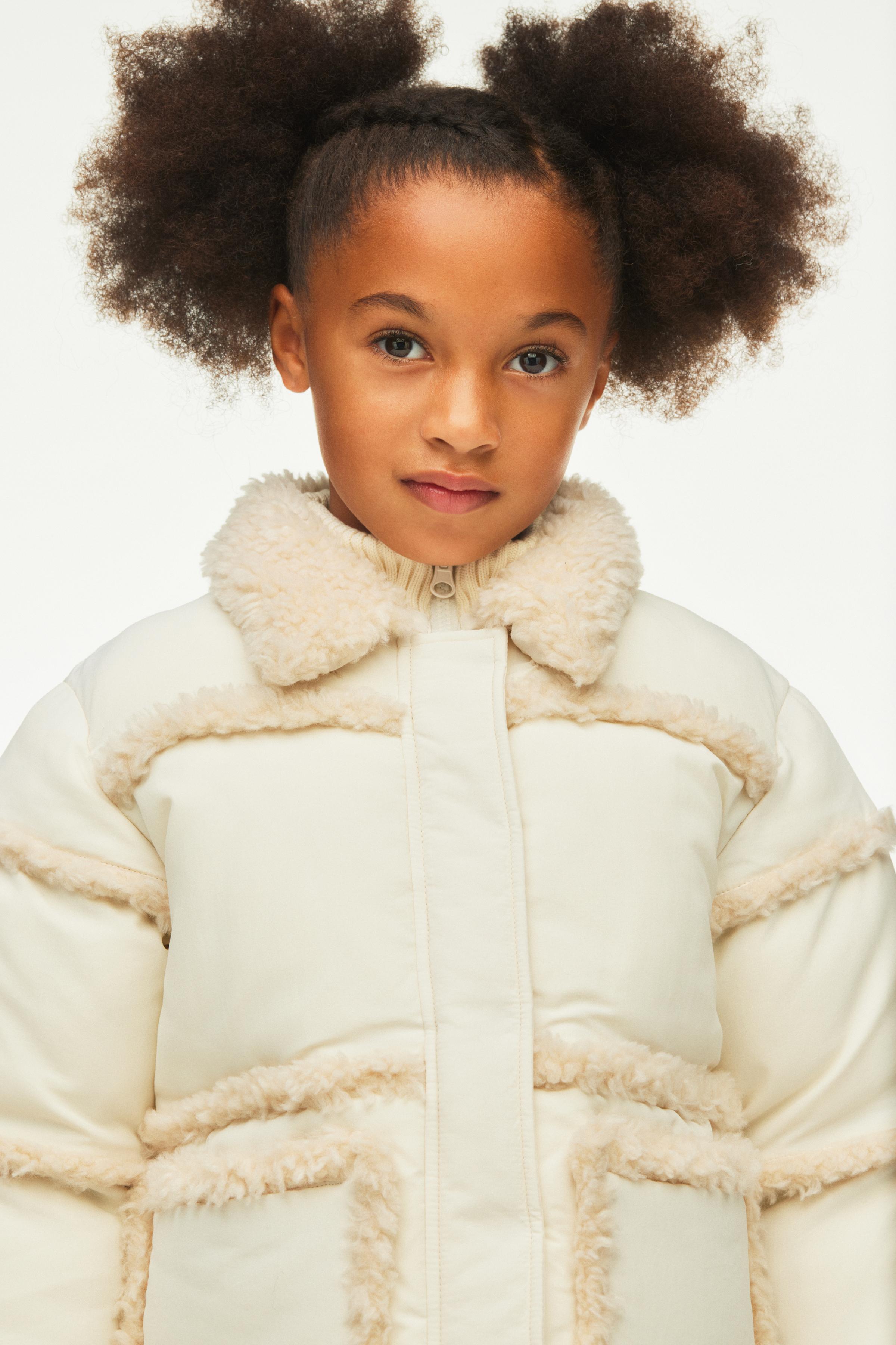 Faux shearling jacket zara store